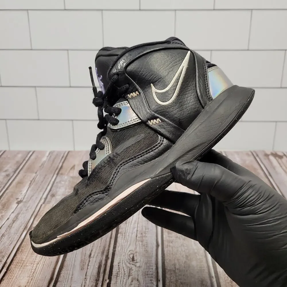 Nike Kyrie Infinity GS Black Metallic Silver DD0334-005 Youth Size 5Y